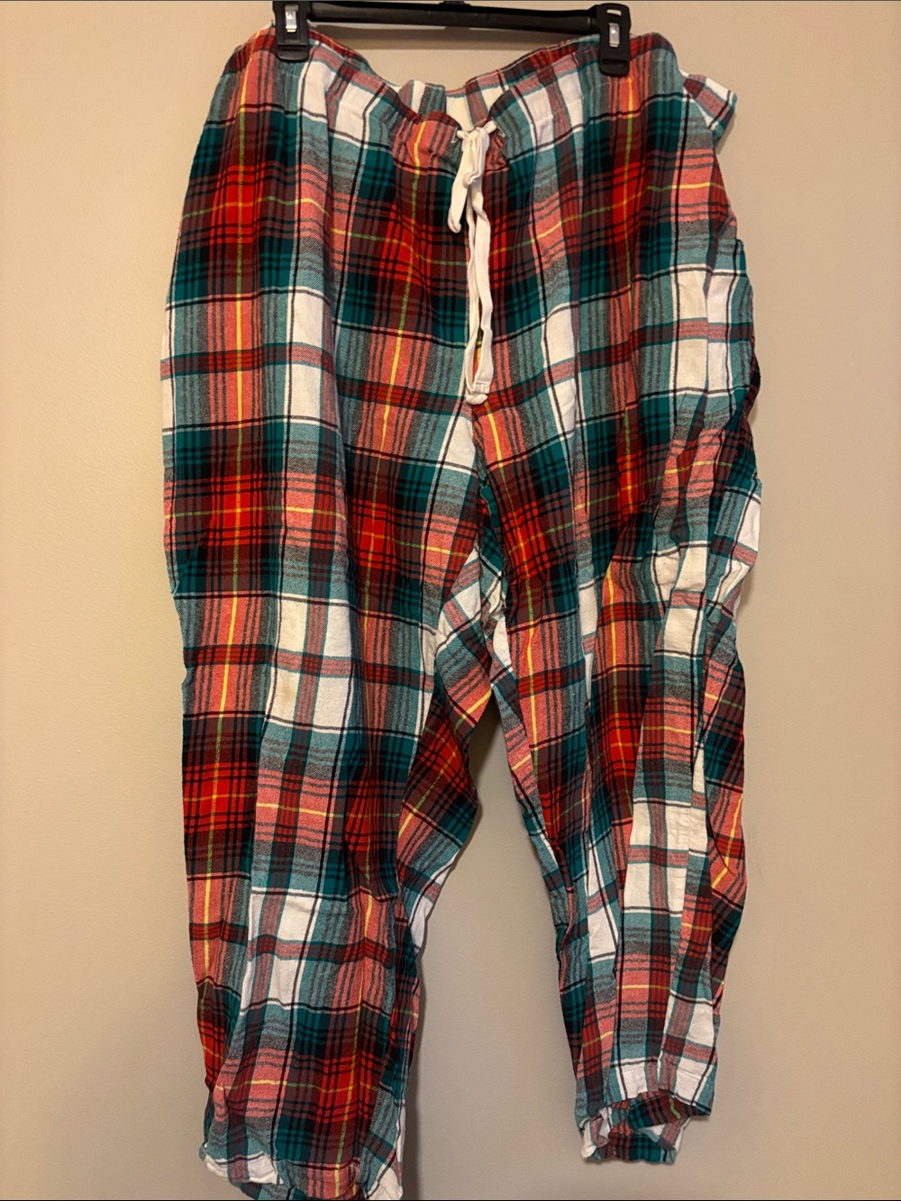 Old Navy Red Green Plaid Flannel Pajama Pants